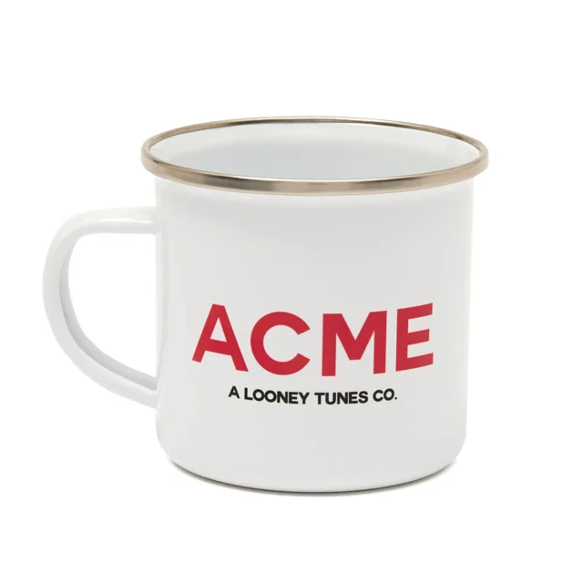 Looney Tunes ACME Capsule Road Runner Enamel Tasse - Weiß