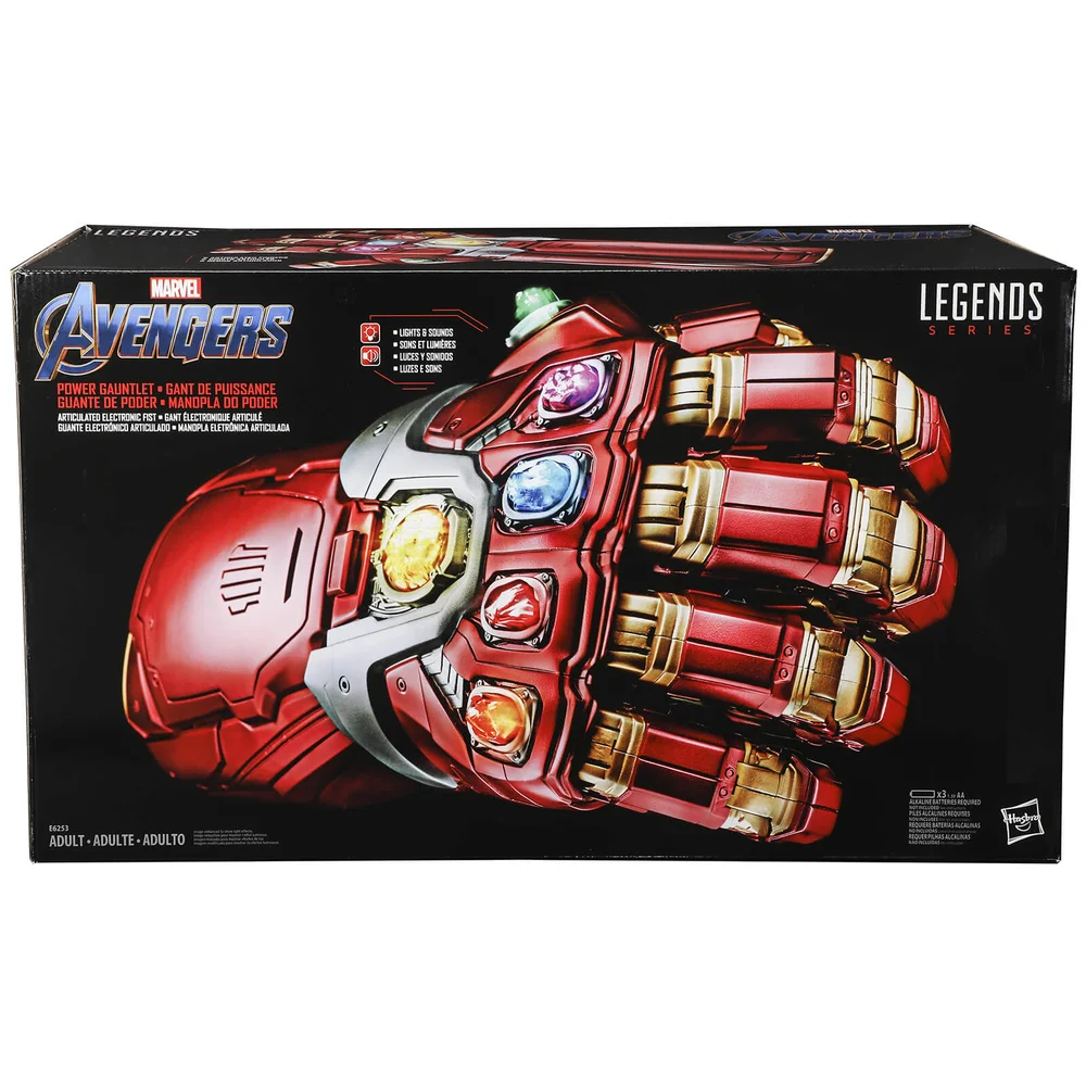 Hasbro Marvel Legends Series Avengers: Endgame Power Gauntlet Articulated Electronic Fist Bild 1