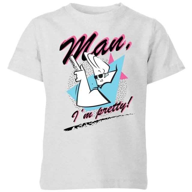 Cartoon Network Spin-Off Johnny Bravo Man I'm Pretty Kinder T-Shirt - Grau