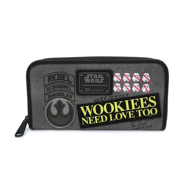 Loungefly Star Wars Rebel Wookie Patch Wallet Bild 1