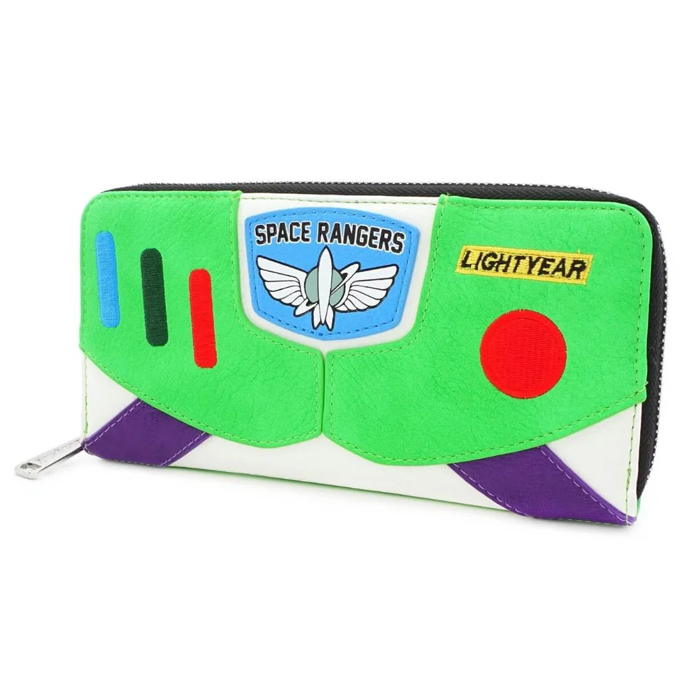Loungefly Disney Pixar Toy Story Buzz Lightyear Geldbörse mit umlaufendem Reißverschluss Bild 1