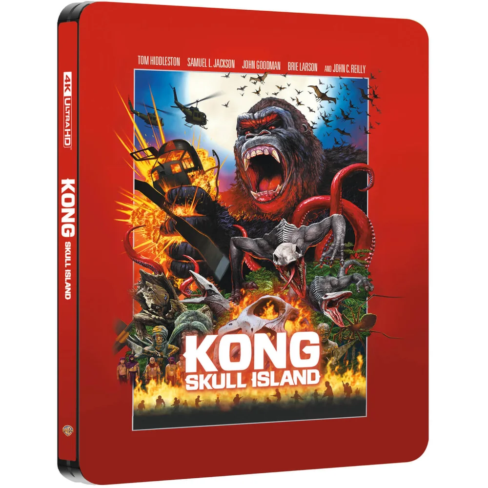 Kong: Skull Island 4K UHD (Inkl. 2D Blu-Ray) - Zavvi Exklusives Steelbook Bild 1