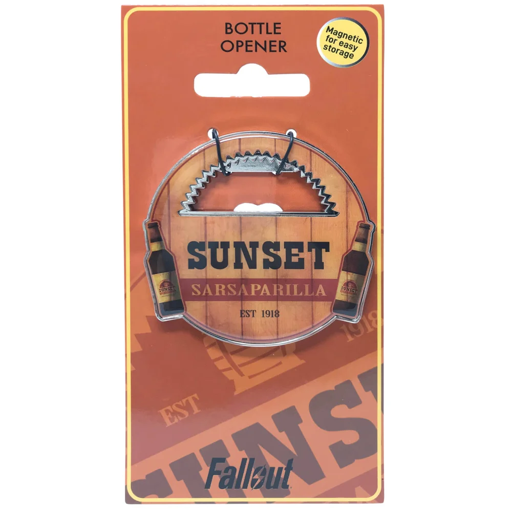 Fallout Sunset Sarsaparilla Flaschenöffner Bild 1