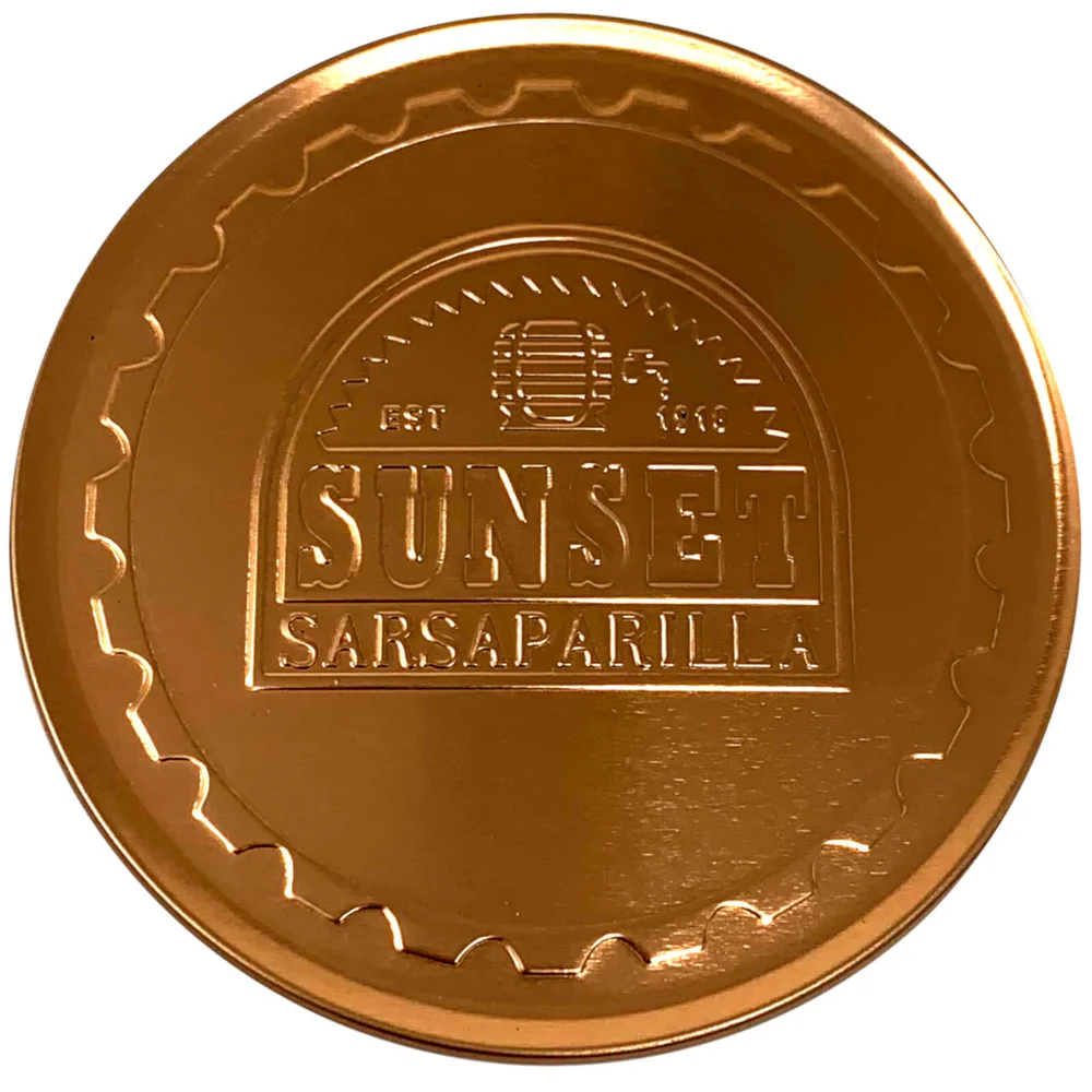 Fallout Sunset Sarsaparilla Metalluntersetzer Bild 1