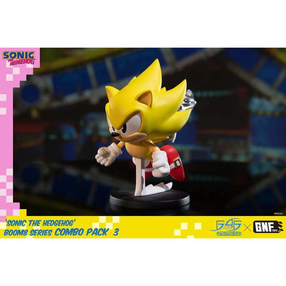 First 4 Figures Sonic the Hedgehog BOOM8 Serie PVC-Figur Vol. 06 Super Sonic (8 cm) Bild 1