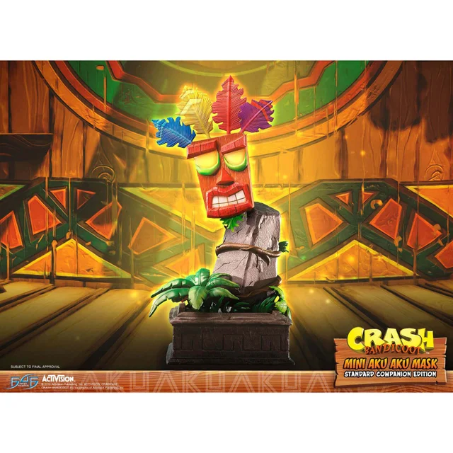 First 4 Figures Crash Bandicoot Statue Mini Aku Aku Maske (40 cm)
