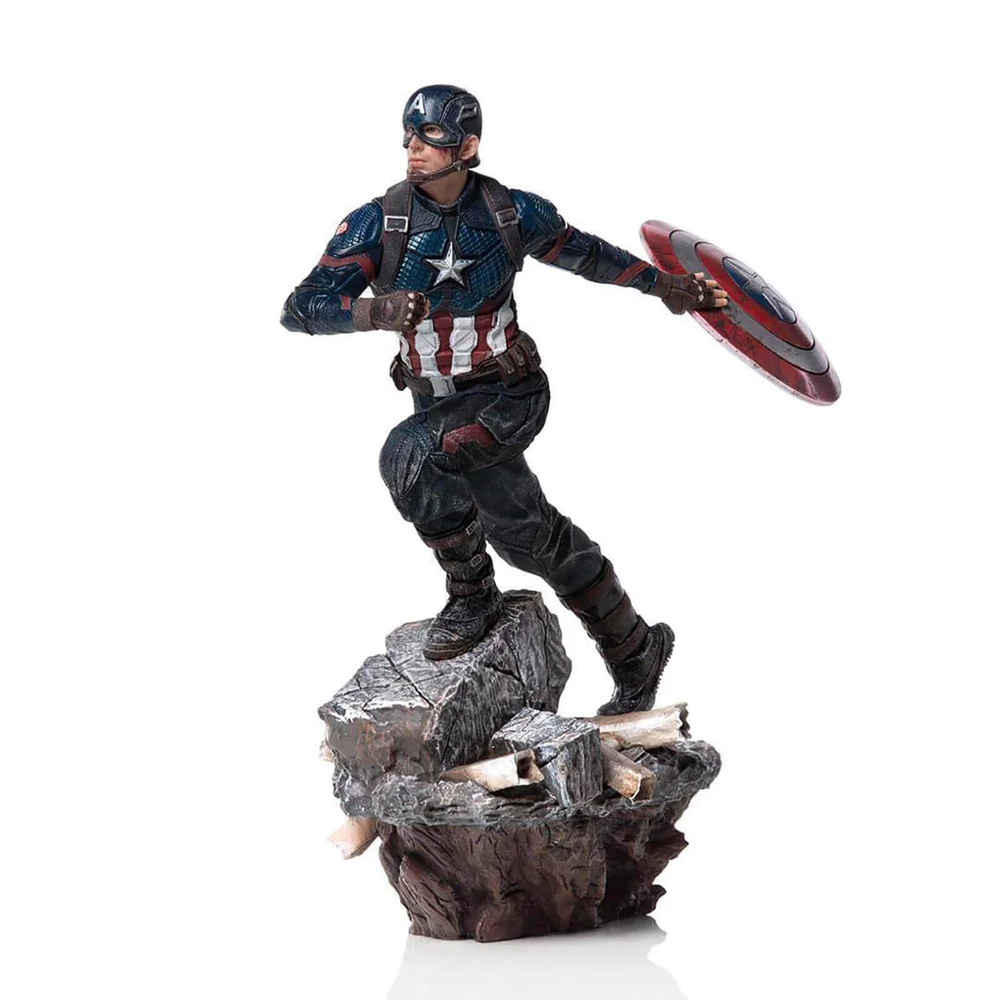 Iron Studios Avengers: Endgame Deluxe BDS Art Scale Statue 1/10 Captain America (21cm) Bild 1