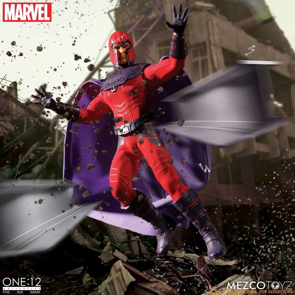 Mezco One:12 Collective Marvel Comics Magneto Figure Bild 1
