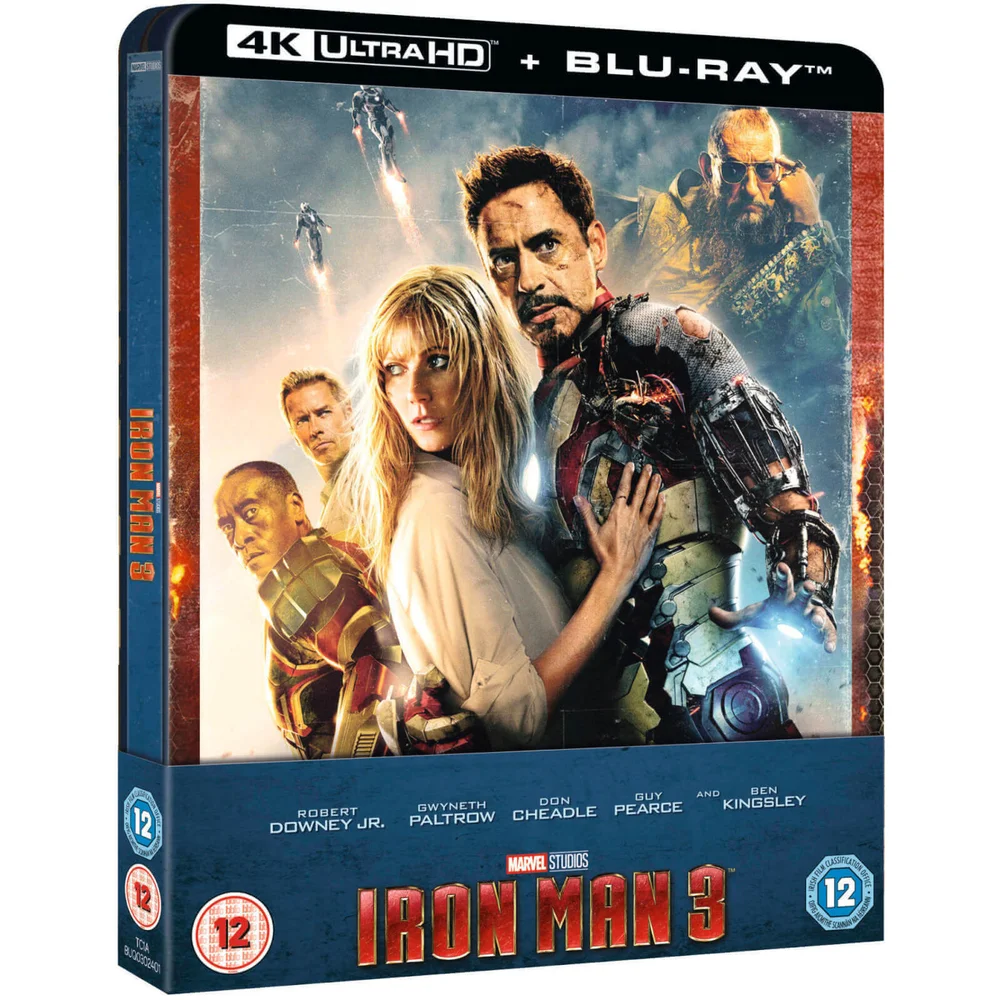 Iron Man 3 - 4K Ultra HD Zavvi Exclusive Steelbook Bild 1