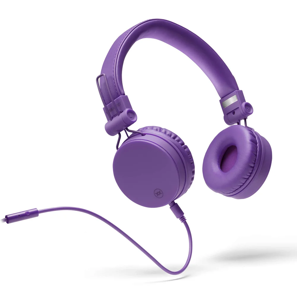 Mixx OX1 Wired 3.5m Stereo Headphones - Purple Bild 1