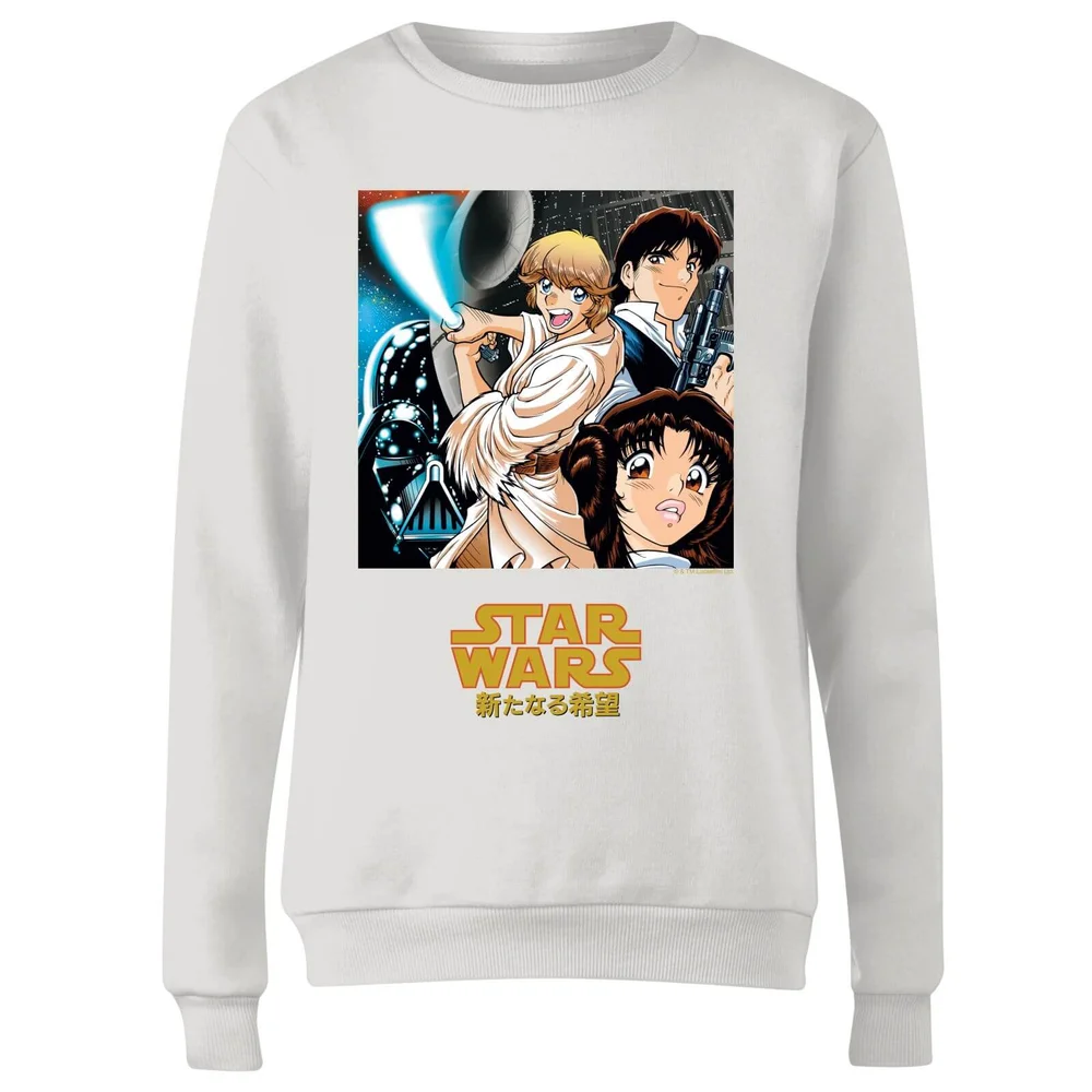 Star Wars Manga Style Damen Sweatshirt - Weiß - XS Bild 1