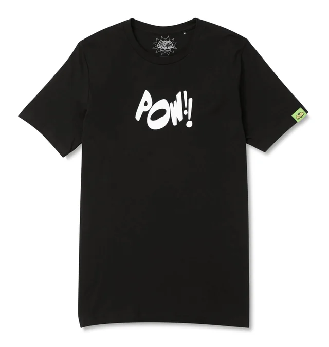 Batman Surf Pow! T-Shirt - Schwarz