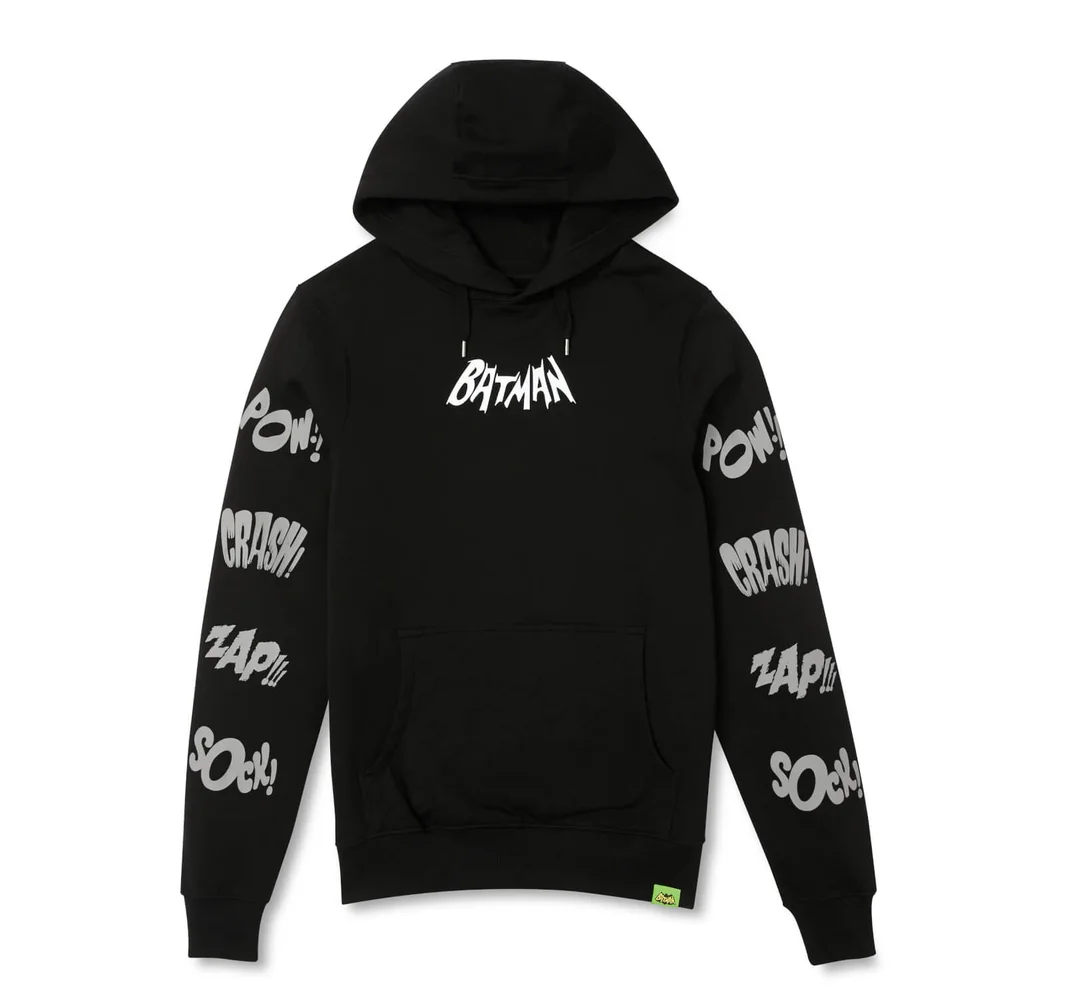 Batman Surf Pow! Crash! Hoodie - Schwarz - S Bild 1