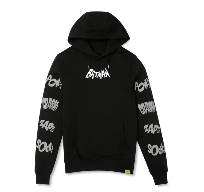 Batman Surf Pow! Crash! Hoodie - Schwarz