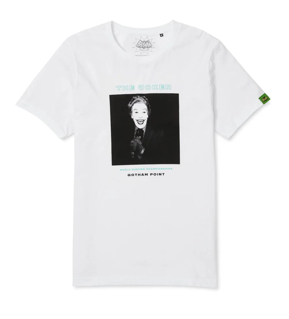 Batman Surf The Joker T-Shirt - Wei? - S Bild 1