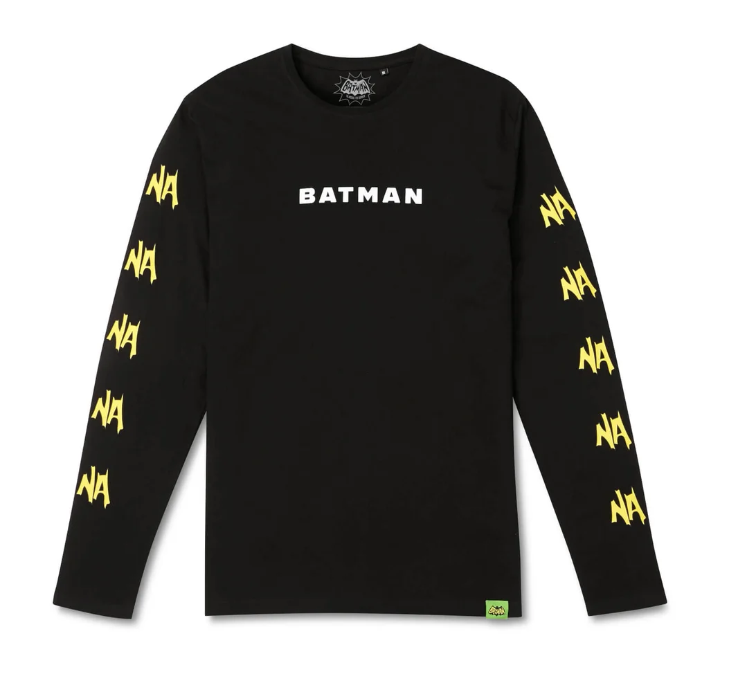 Batman Surf NA NA NA Surfs Up! Long Sleeved T-Shirt - Schwarz - S Bild 1