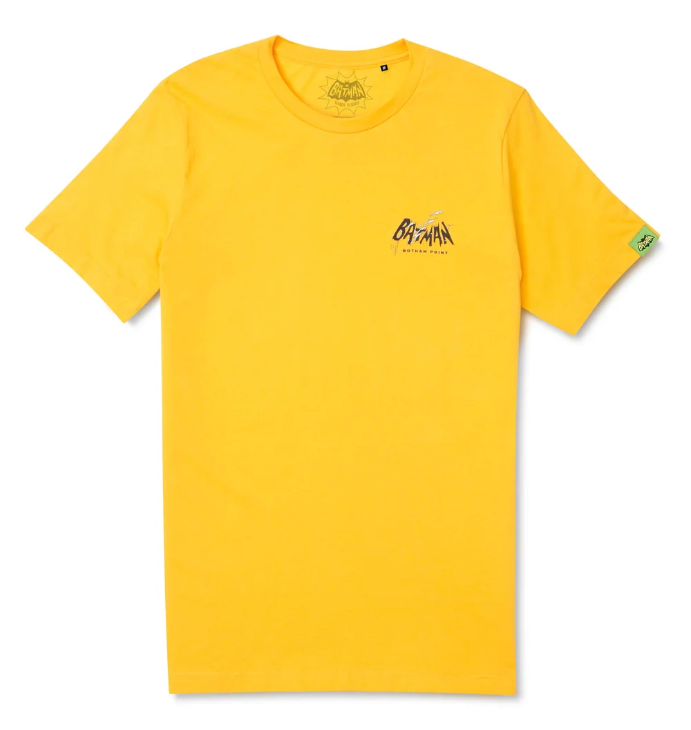 Batman Surf Logo Gotham Point T-Shirt - Gelb - S Bild 1