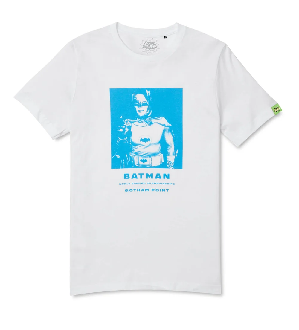 Batman Surf Gotham Point T-Shirt - Wei? - S Bild 1