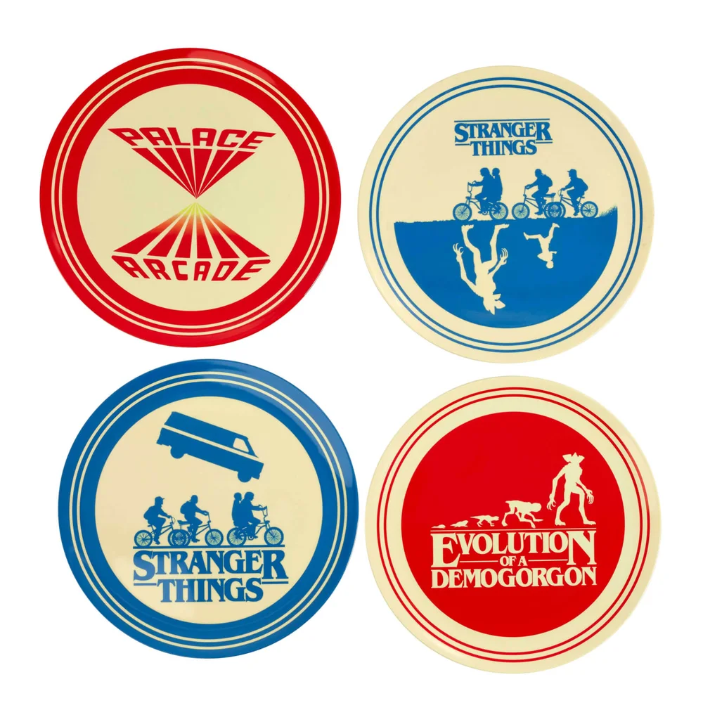 Funko Homeware Stranger Things Melamine Plate Set Silhouette Bild 1