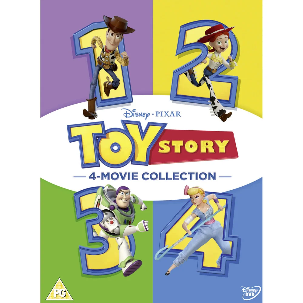 Toy Story 1-4 Komplett-Box-Set Bild 1