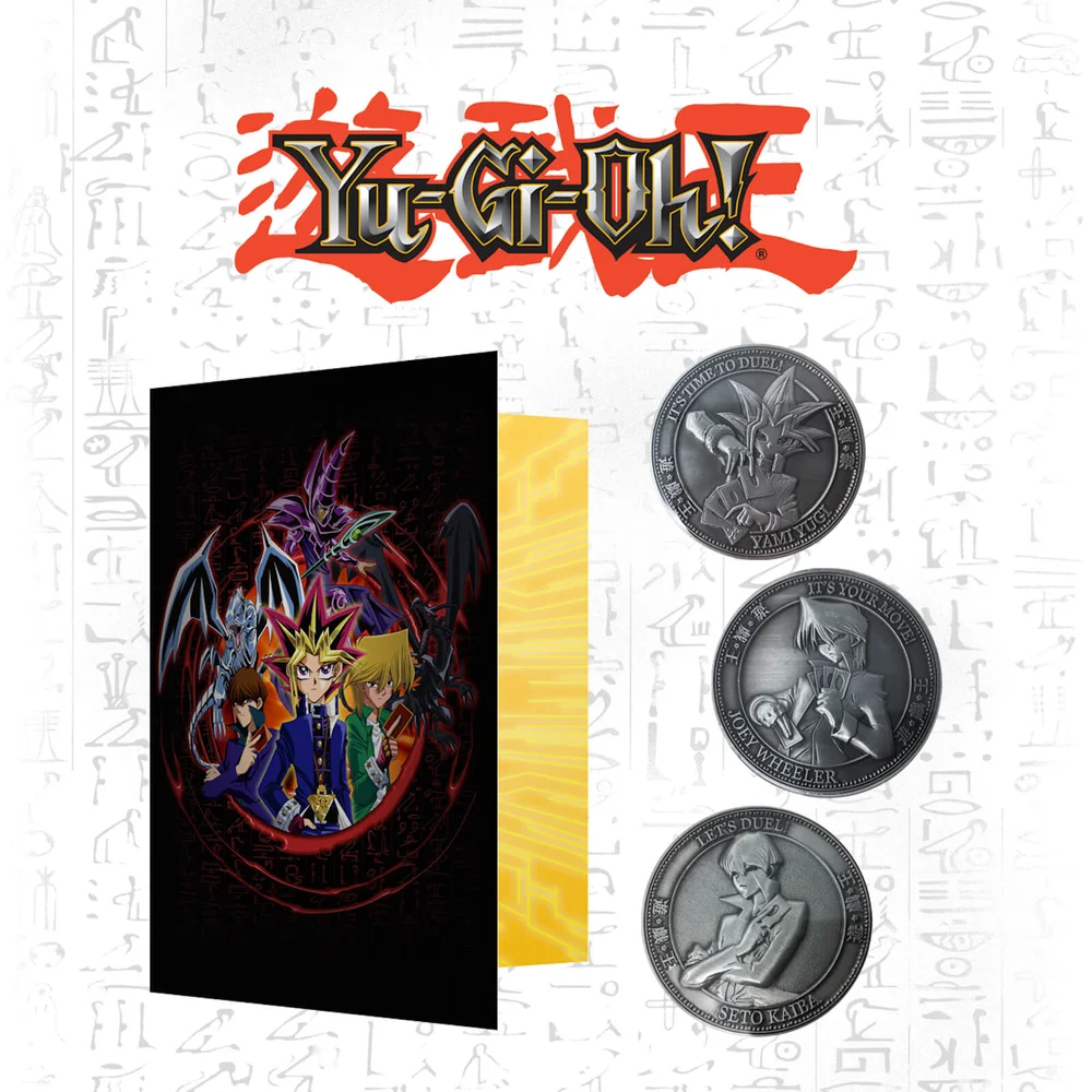 Yu-Gi-Oh! Münzalbum-Set (enthält alle 3 Sammlermünzen) Bild 1
