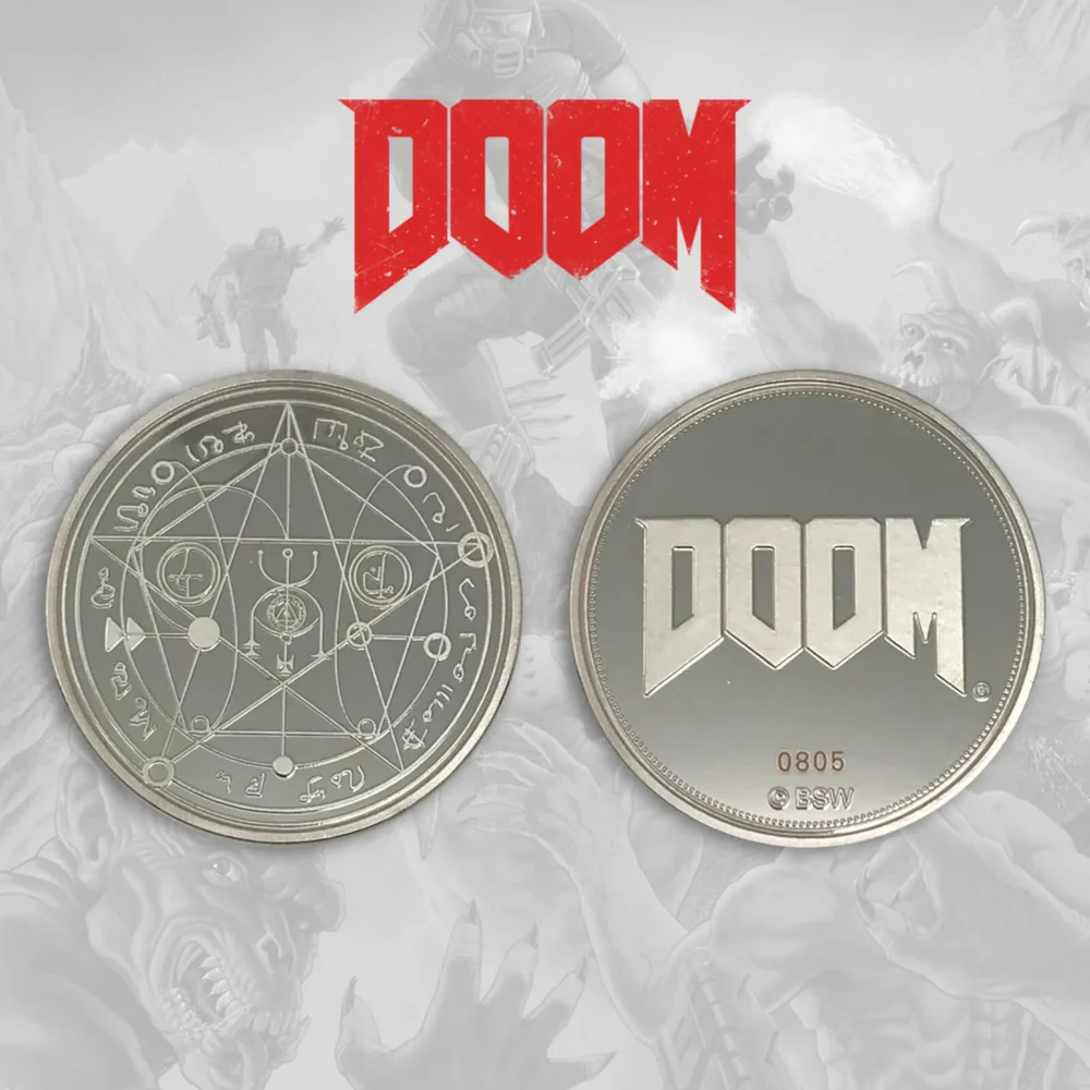 DOOM Sammlermünze Limitierte Ausgabe - Silbervariante Bild 1