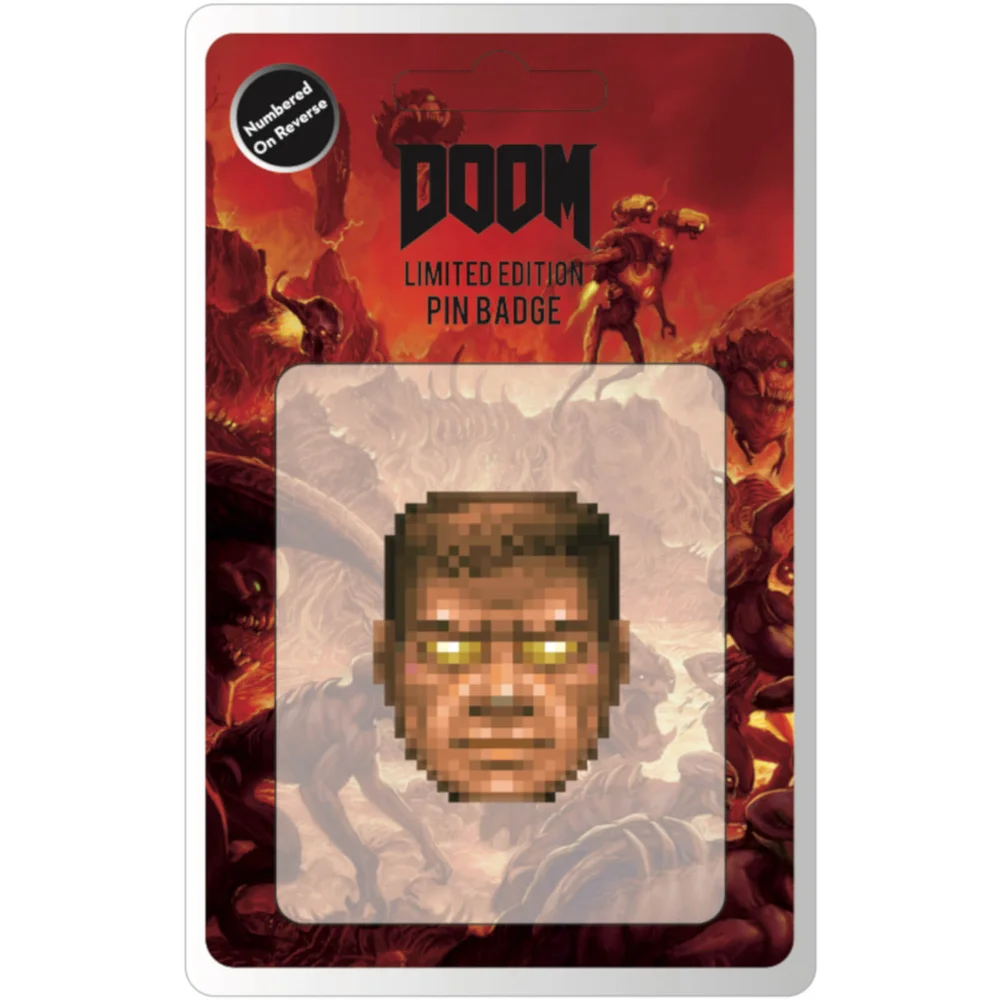 DOOM Limited Edition Enamel Pin Badge Bild 1