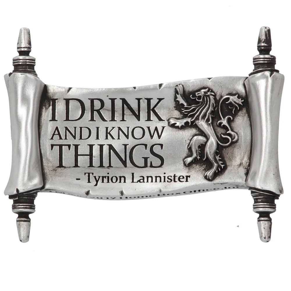 Game of Thrones I Drink and I Know Things Magnet Bild 1