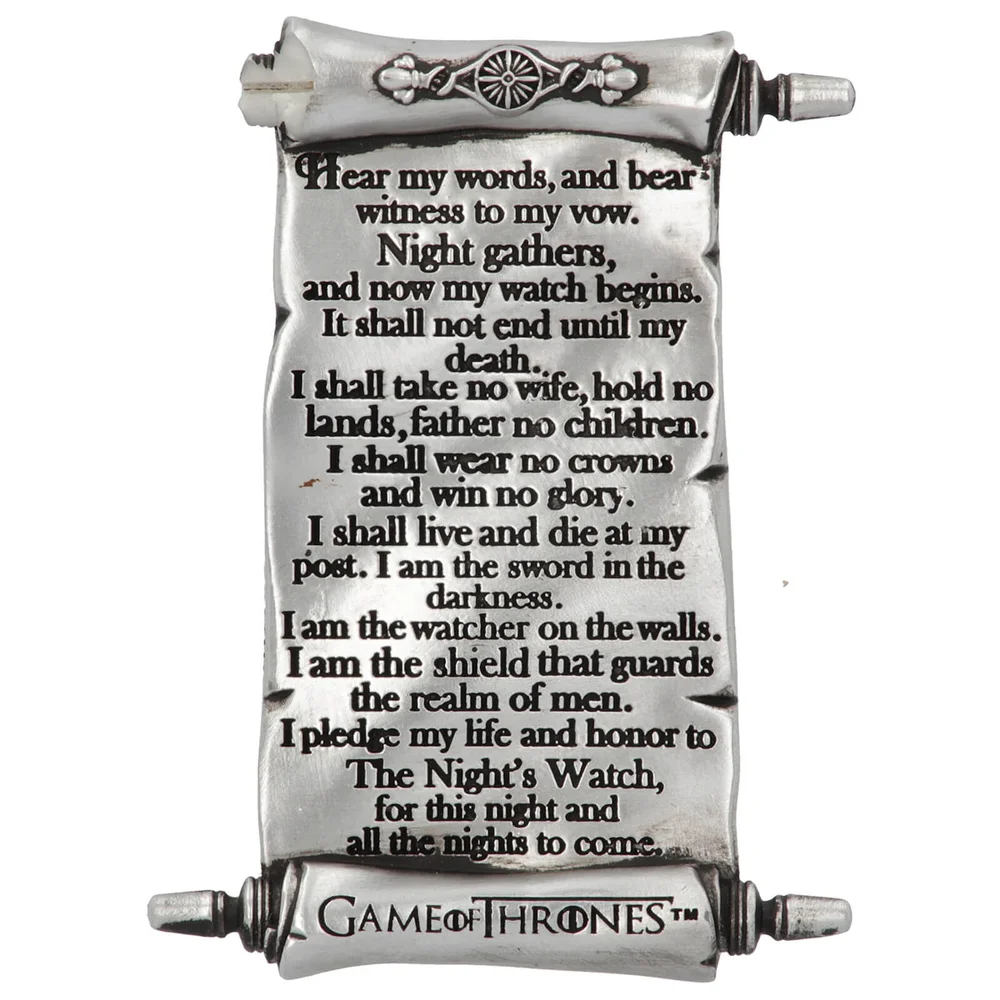Game of Thrones Nights Watch Magnet Bild 1