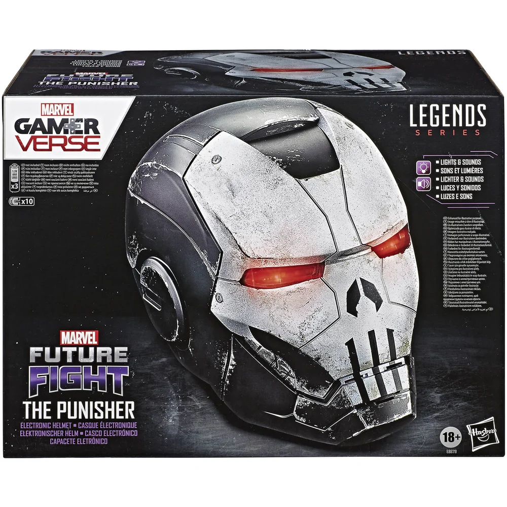Hasbro Marvel Legends Gamerverse Punisher War Machine Elektrohelm Replik Bild 1
