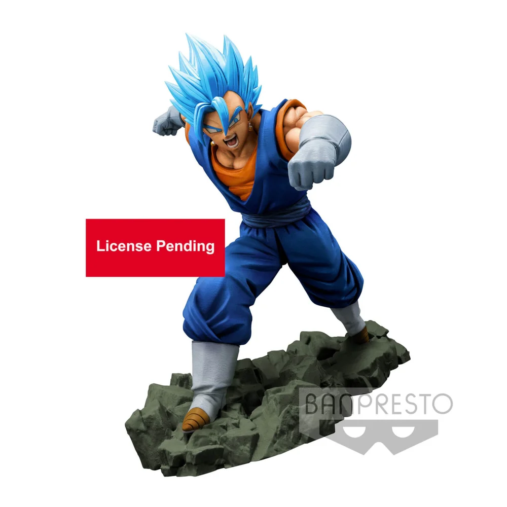 Banpresto Dragon Ball Z Dokkan Battle Collab Super Saiyan God Super Saiyan Vegetto Statue Bild 1