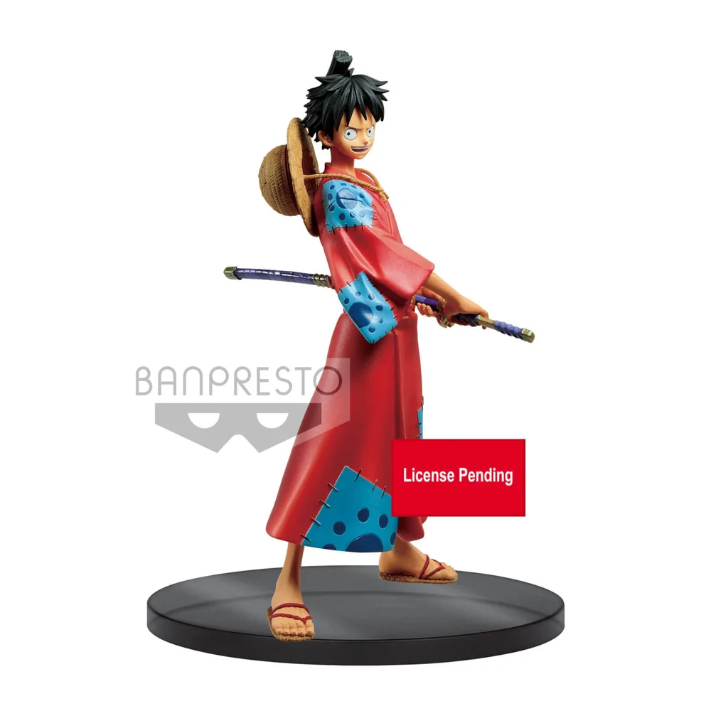 Banpresto One Piece Monkey D. Luffy The Grandline Men Wanokuni DXF Figur Bild 1