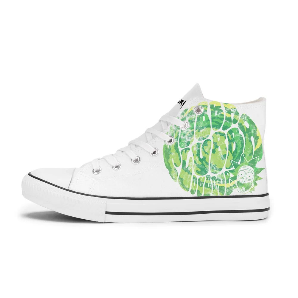 Rick and Morty Wubba Lubba Dub Dub Sneaker - Weiß - UK 6.5 / EU 40 - Weiß Bild 1