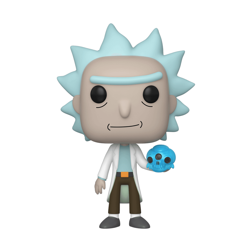 Rick and Morty Rick Skull Pop! Vinylfigur Bild 1