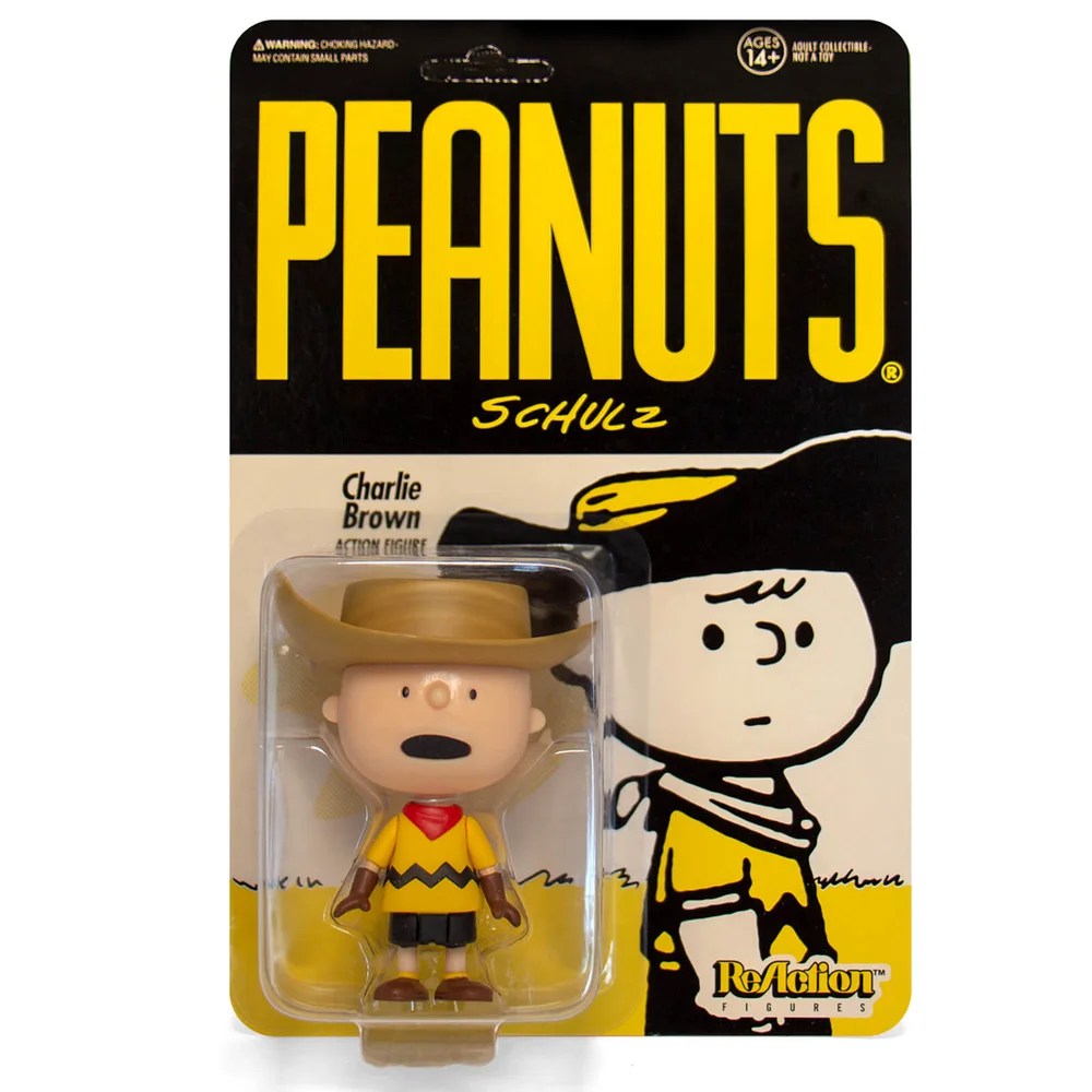 Super7 Peanuts Cowboy Charlie Brown ReAction-Figur Bild 1