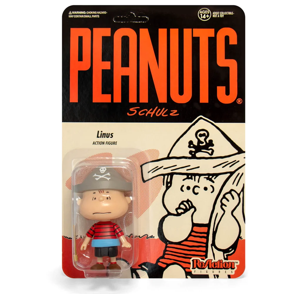 Super7 Peanuts Pirat Linus ReAction-Figur Bild 1
