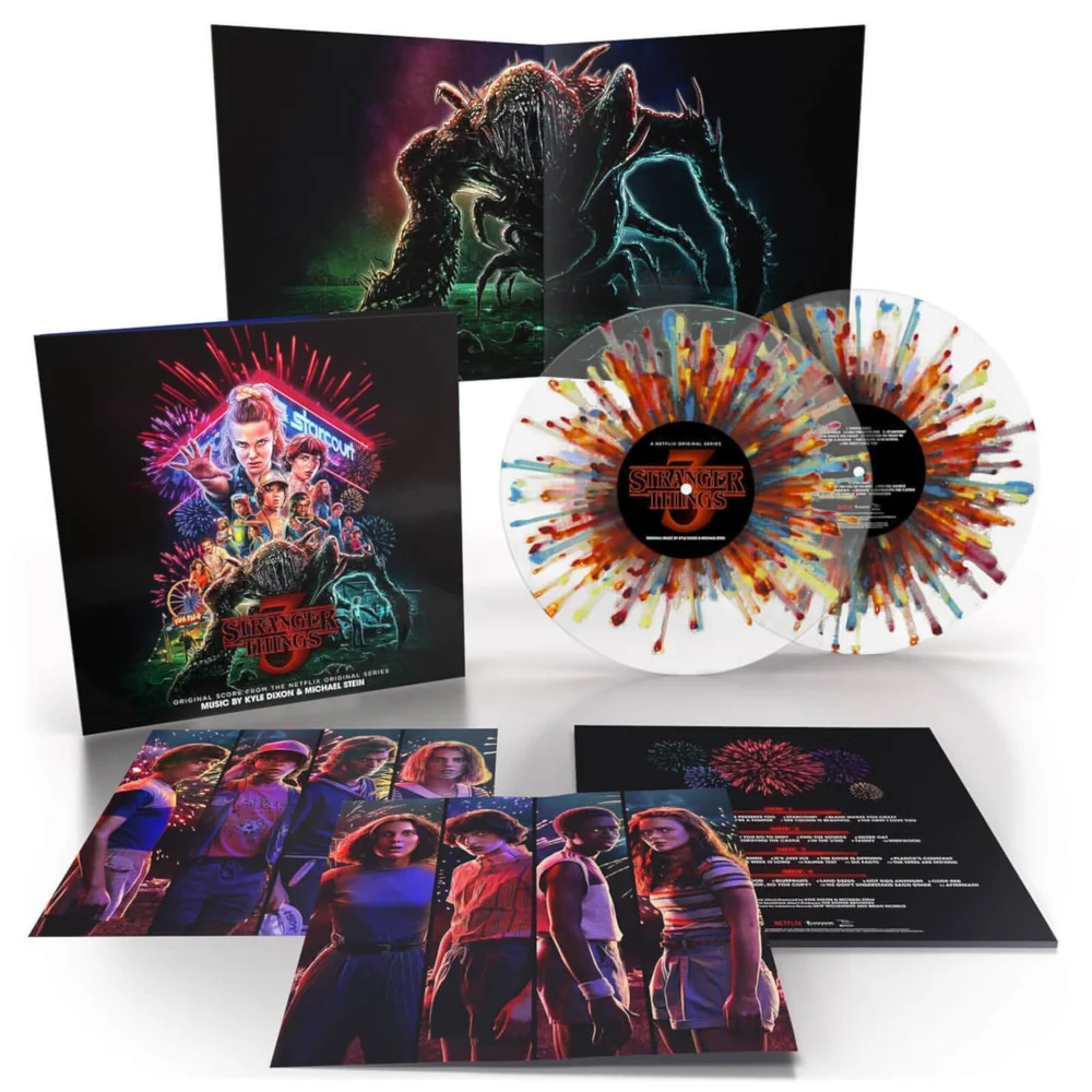 Stranger Things 3 (Original Score From The Netflix Series) 2xLP (Fireworks Splatter) Bild 1
