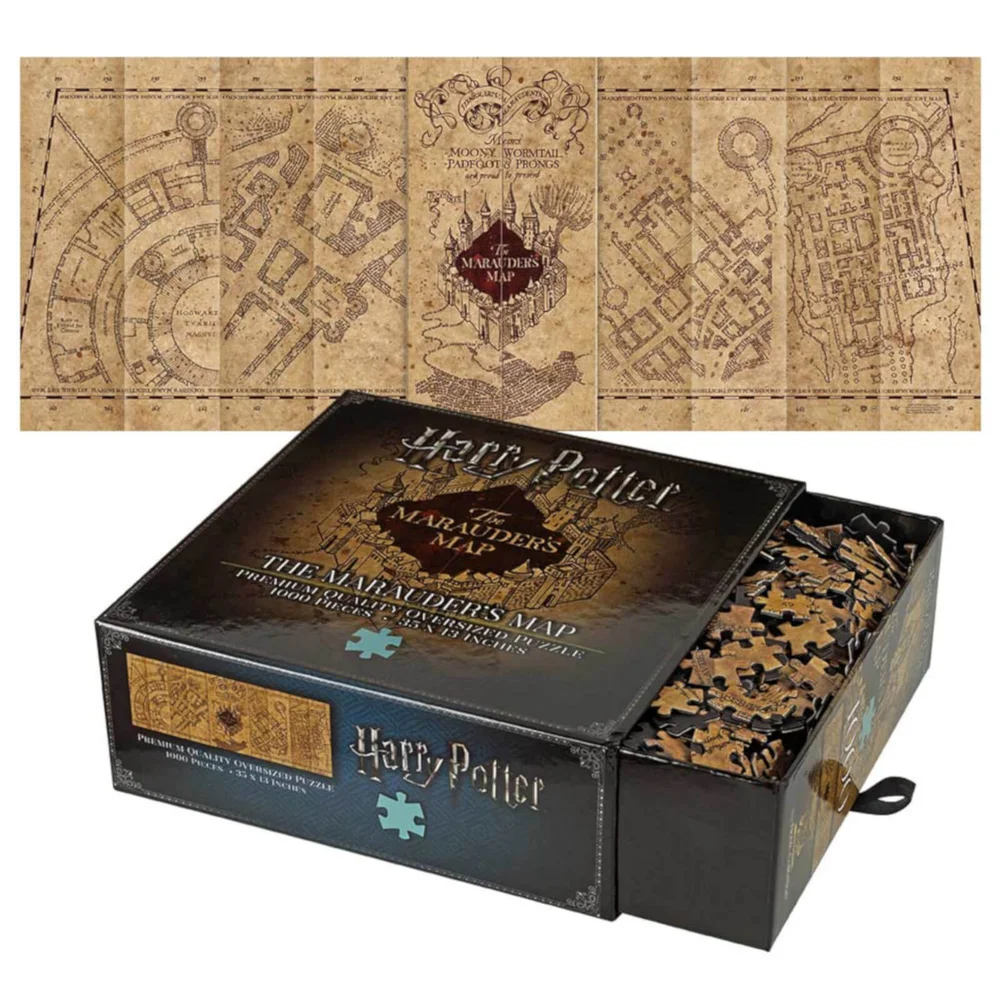 Harry Potter Marauders Map 1,000 Piece Jigsaw Puzzle Bild 1