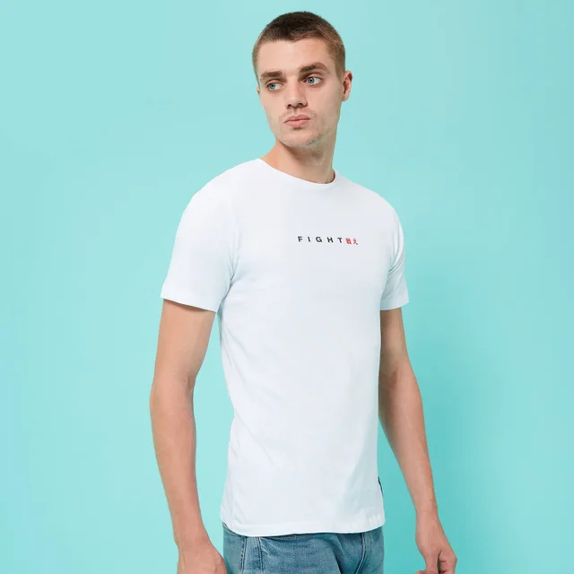 Street Fighter Arcade Fight Unisex T-Shirt - Weiß