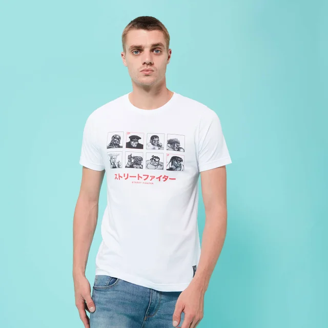 Street Fighter Arcade Vs. Unisex T-Shirt - Weiß