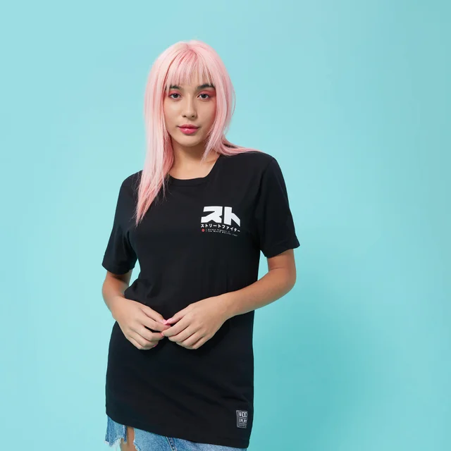 Street Fighter Arcade Panels Unisex T-Shirt - Schwarz