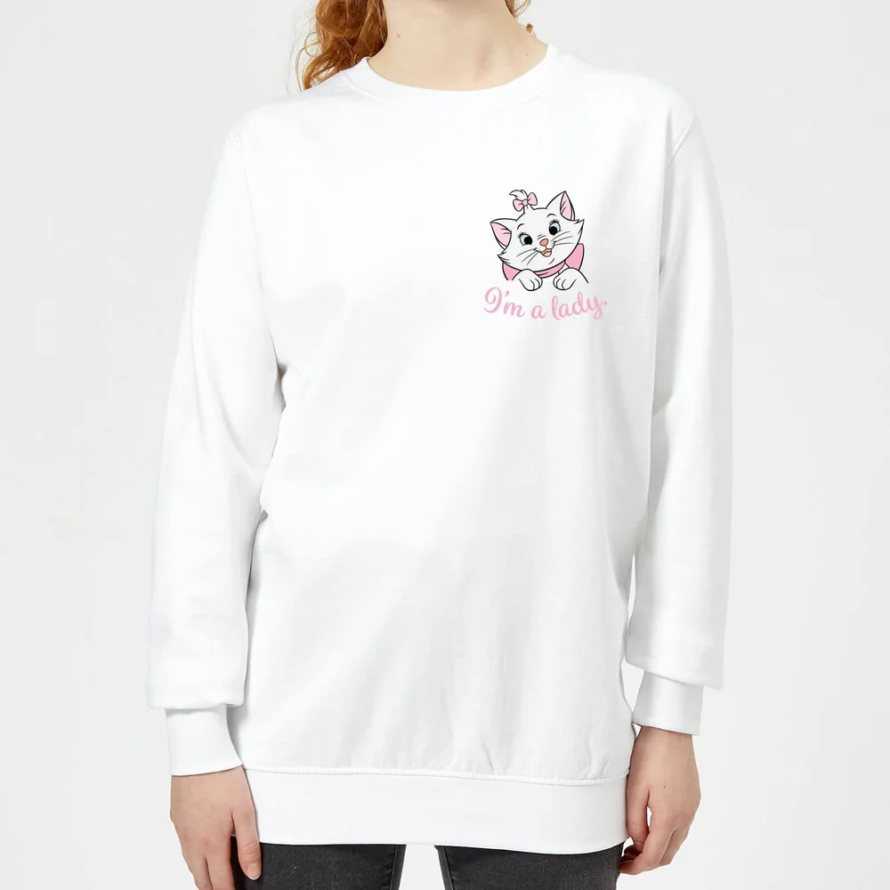 Disney Aristocats Marie I'm A Lady Women's Sweatshirt - White - XS Bild 1