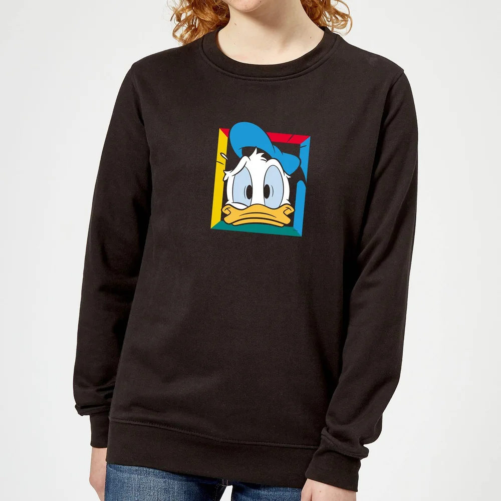 Disney Donald Face Women's Sweatshirt - Black - XS Bild 1