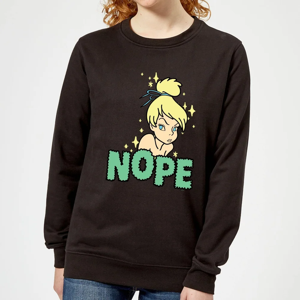 Disney Peter Pan Tinkerbell Nope Women's Sweatshirt - Black - XS Bild 1