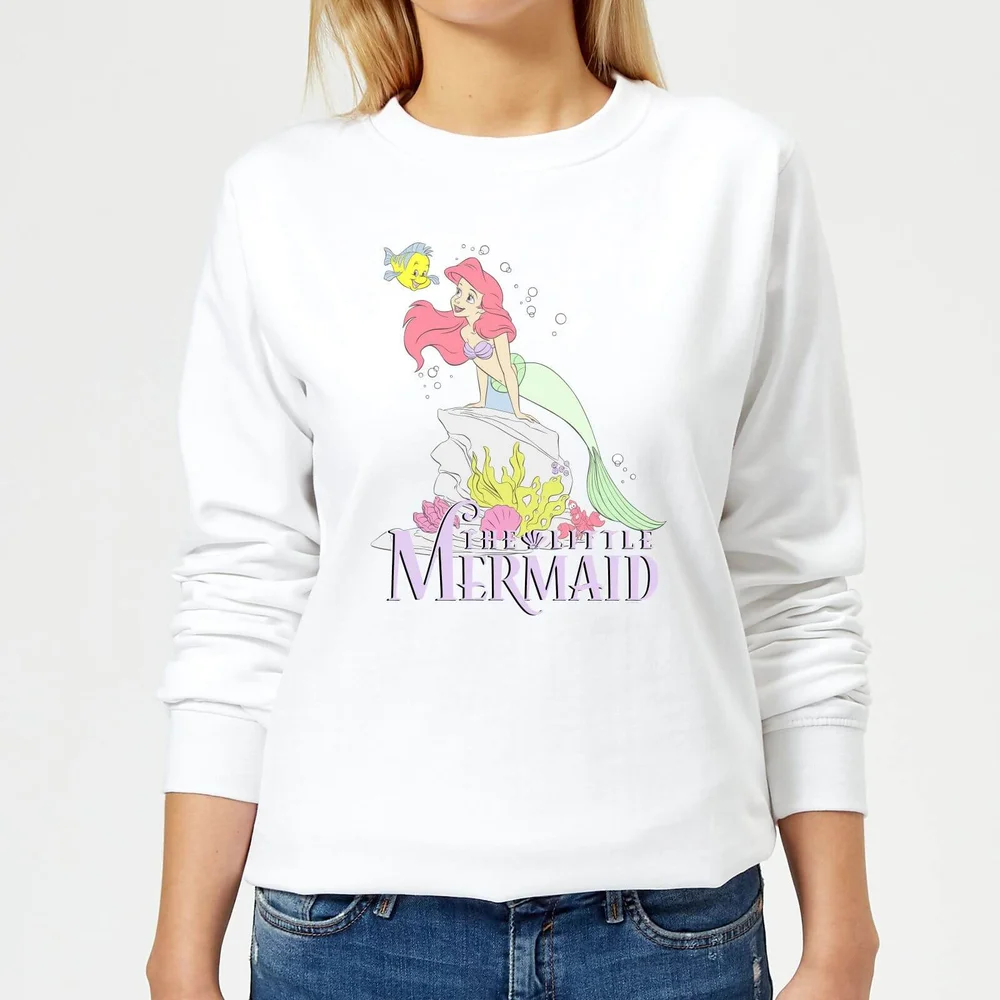 Disney Little Mermaid Women's Sweatshirt - White - XS Bild 1