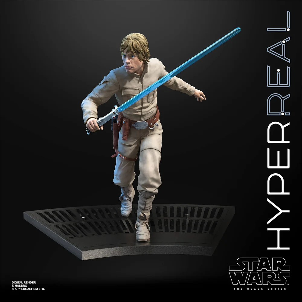 Hasbro Star Wars The Black Series Hyperreal Luke Skywalker 20,3 cm Actionfigur Bild 1