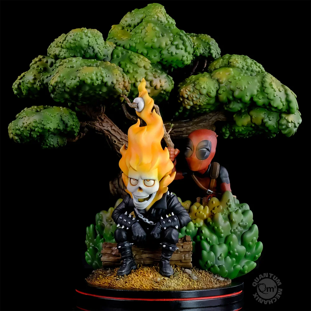 Marvel Deadpool x Ghost Rider Q-Master Diorama Bild 1