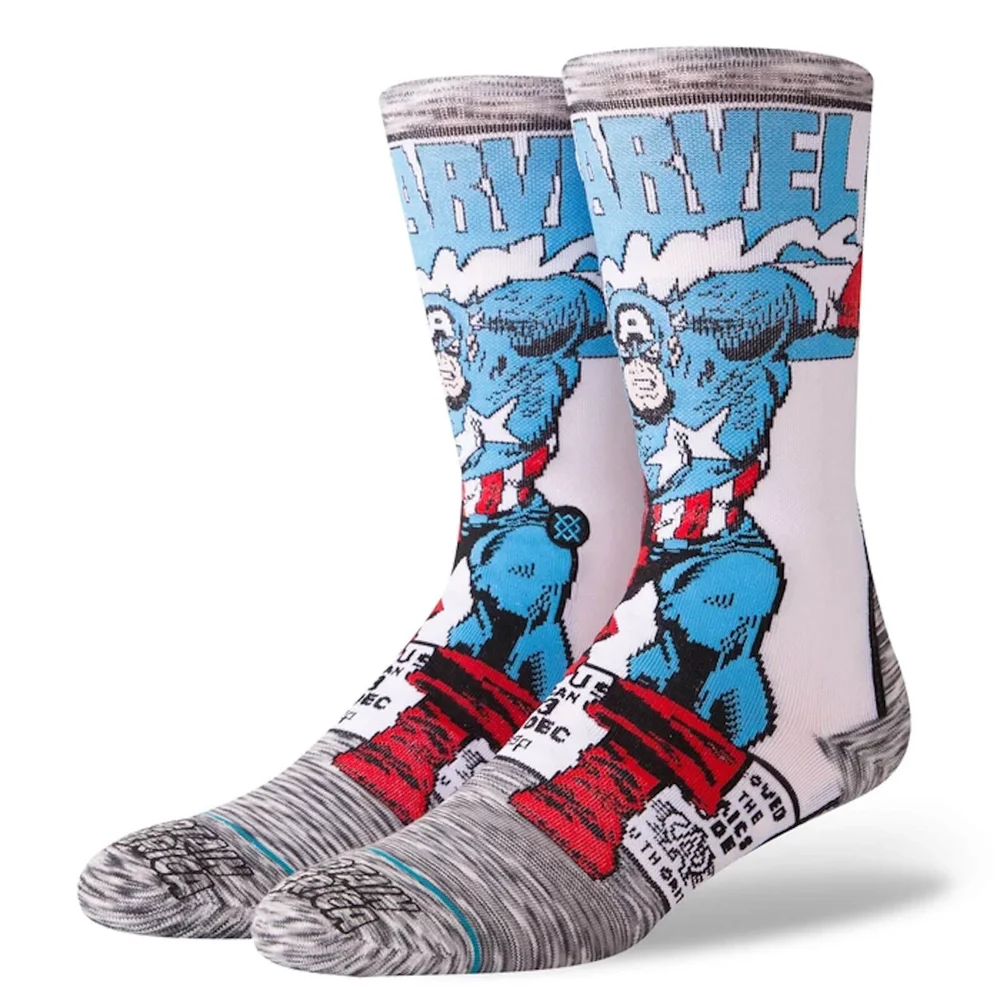 Stance Marvel Captain America Comic Socks - M Bild 1