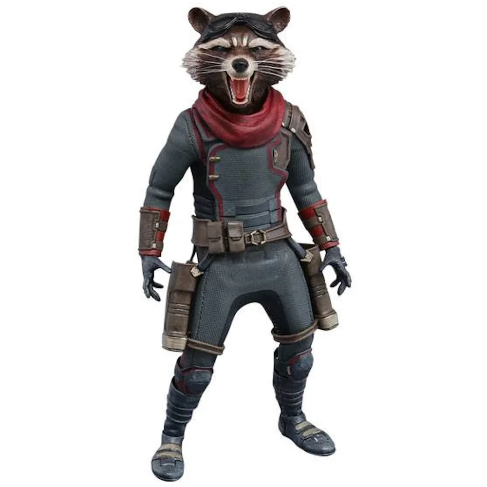 Hot Toys Avengers: Endgame Movie Masterpiece Actionfigur im Maßstab 1:6 Rocket 16 cm Bild 1