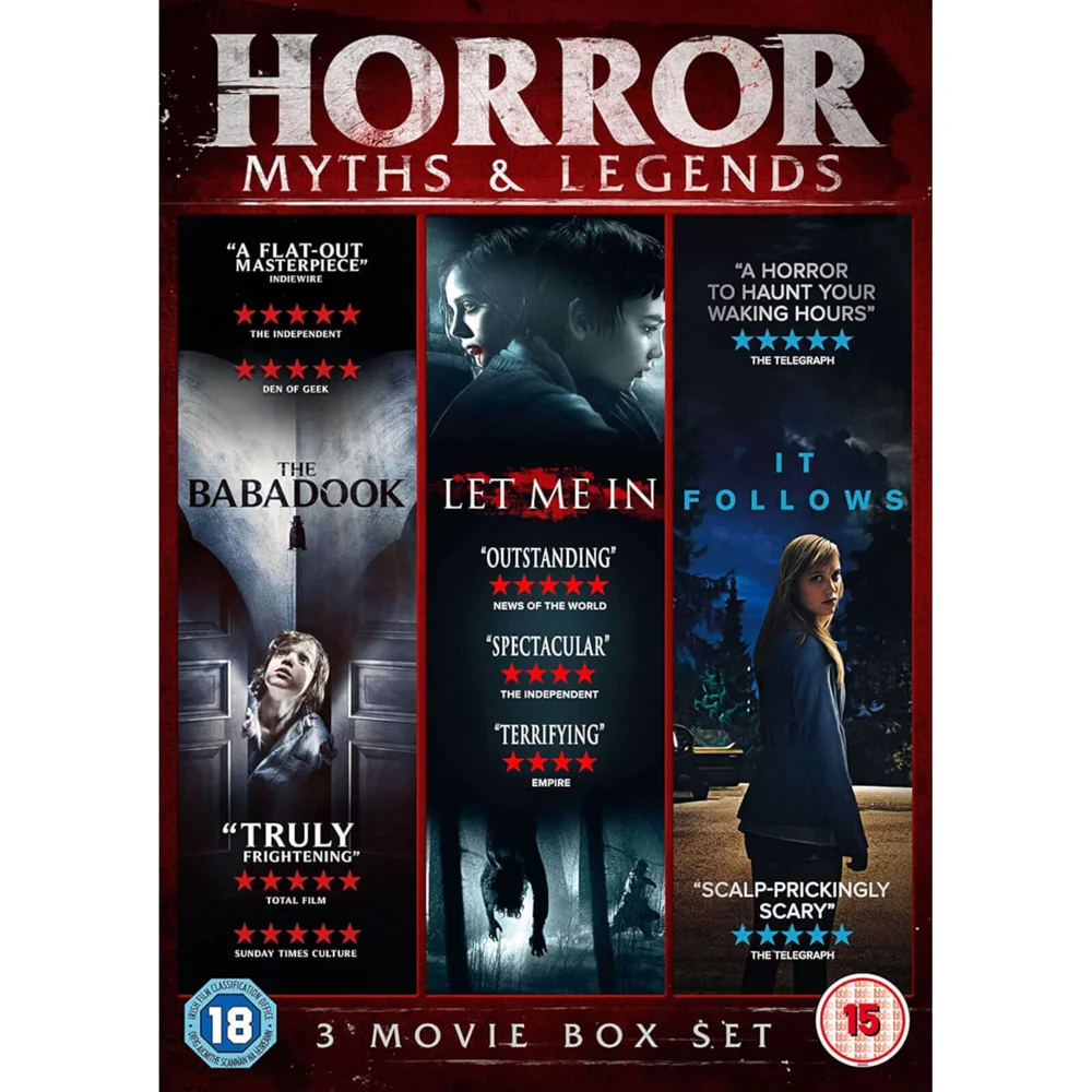 Horror Myths & Legends Boxset (The Babadook / IT Follows / Let Me In) Bild 1